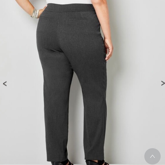 Stretch Zip Pocket Pull On Pant - Picture 3 of 5